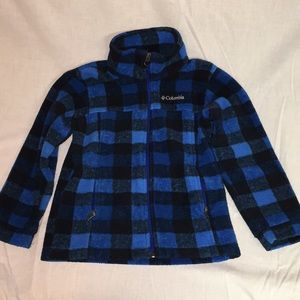 EUC Kids Columbia Blue/Black Jacket in XS